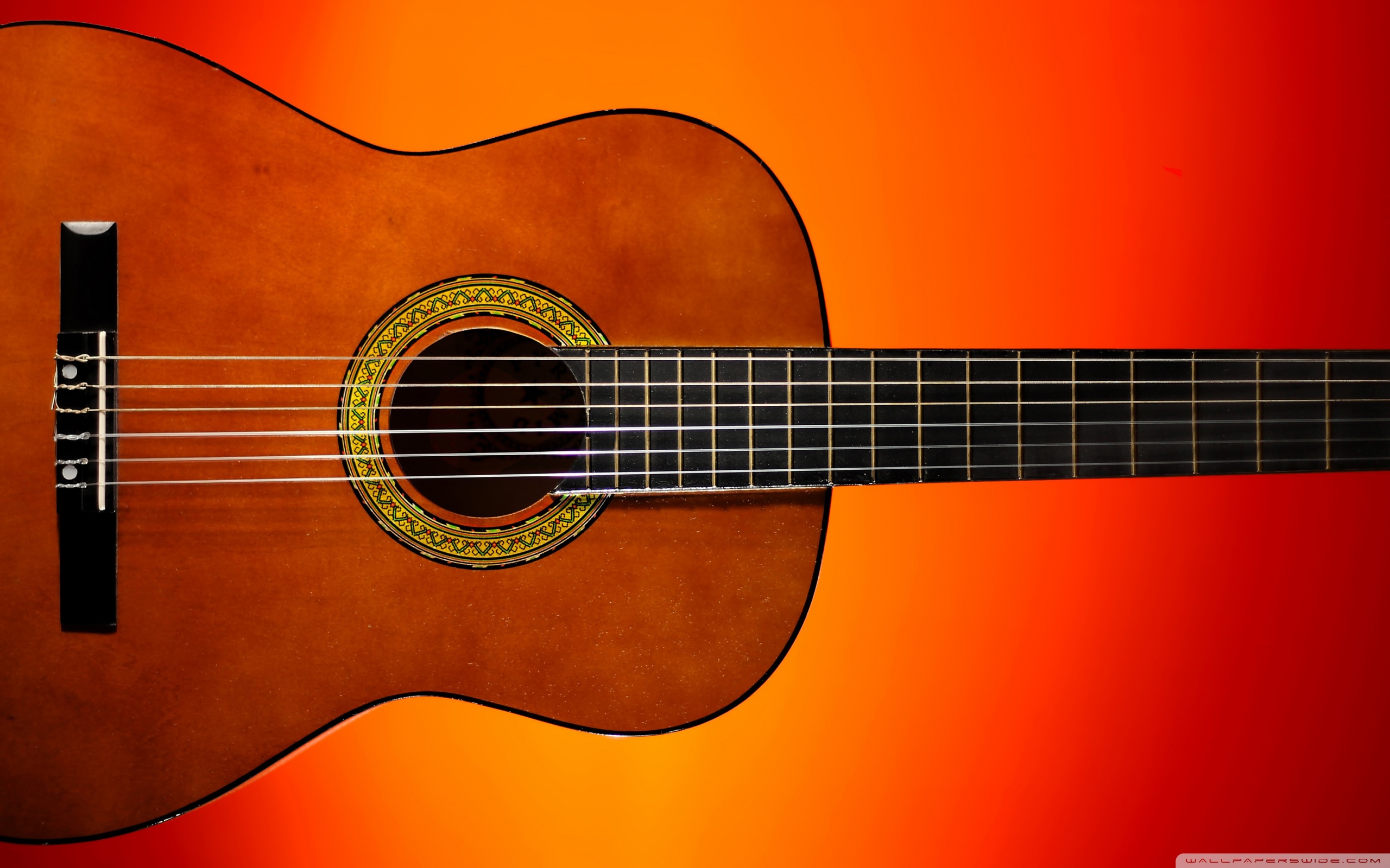 acoustic guitar wallpaper hd